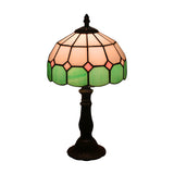 Lamp Bedroom Bedside Lamp Retro Bar Yellow Glass Lamp Resin Base Table Lamps Makeup Table Side Table Led Lights