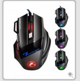 Colorful breathing light gaming chicken game mouse