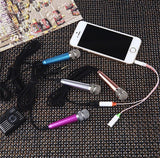 Mini mobile phone microphone mobile phone recording sing small microphone small microphone