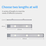 Motion Sensor Lamp Under The Cabinet Dimmable Cabinet Lamp Rechargeable Magnetic Suction Installation Kitchen Night Light Wardrobe Lamp