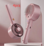 Animal Hair Remover Brush Dog And Cat Steam Brush Pet Self Cleaning Dog Brush Grooming Removes Cat Hairs Cat Dog Accessories Pet Products