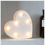 Luminous LED Letter Number Night Light English Alphabet Number Battery Lamp Romantic Wedding Christmas Party Decoration