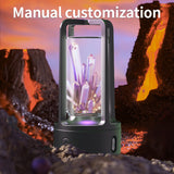 No Accessories 2 In 1 DIY Audio Crystal Light And Bluetooth-compatible Speaker Gift Touch Resin Night Light